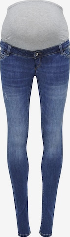 Only Maternity Skinny Jeans 'Rose' in Blauw: voorkant