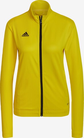 ADIDAS SPORTSWEAR Trainingsjack 'Entrada 22' in Geel: voorkant