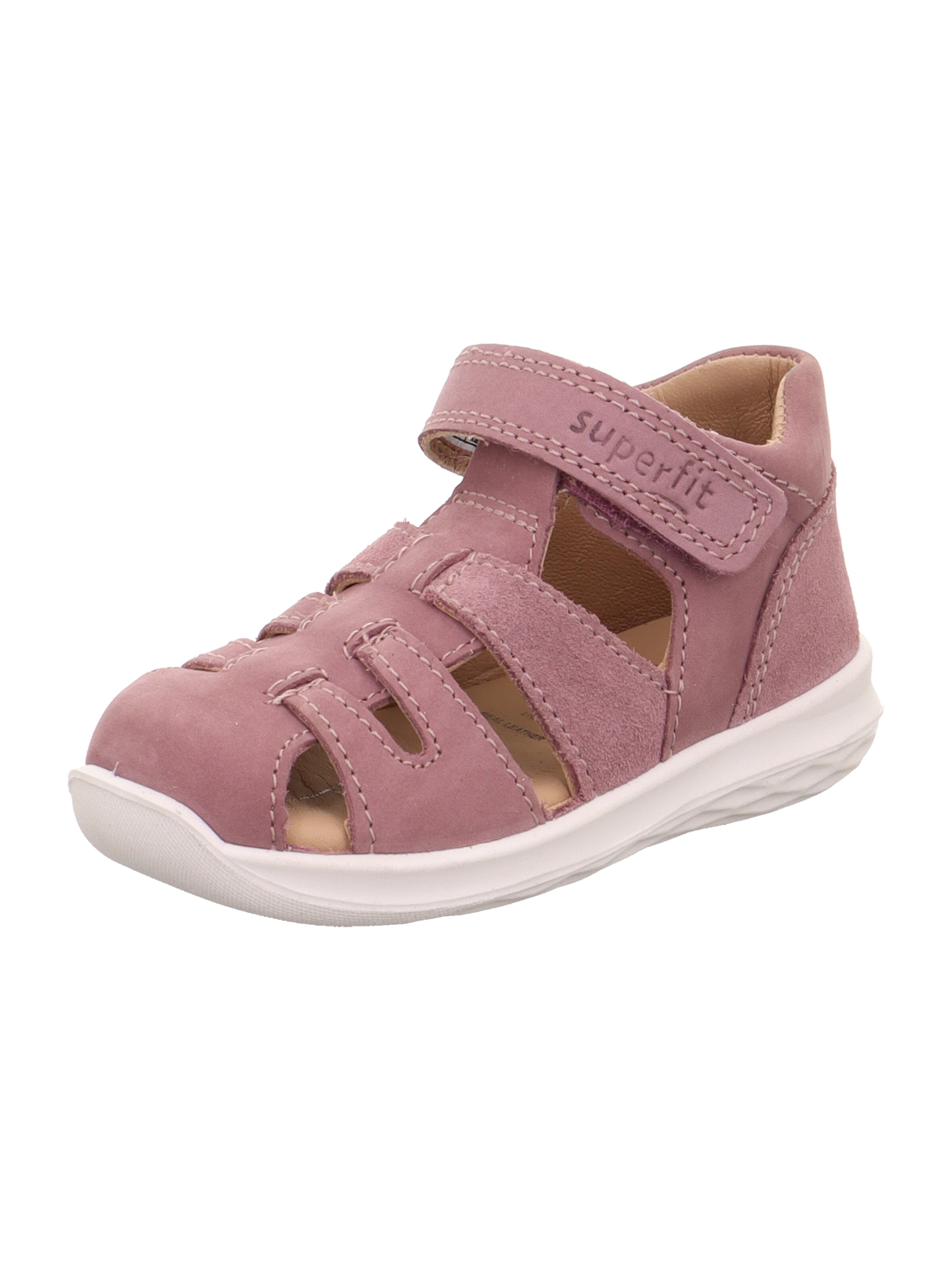 SUPERFIT Odprti čevlji 'BUMBLEBEE' | vijolična barva: sprednja stran