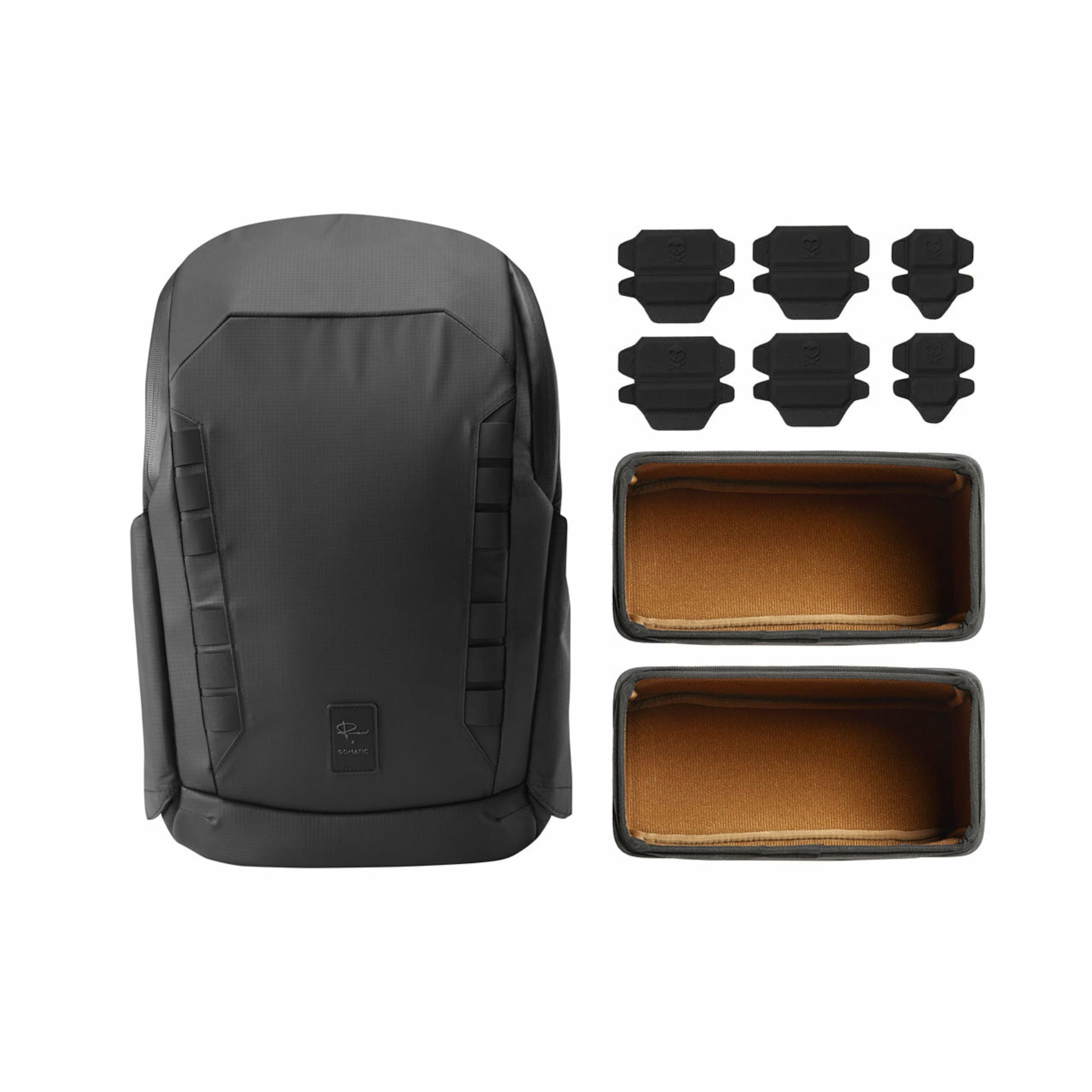 Gomatic Rugzak in Zwart: voorkant