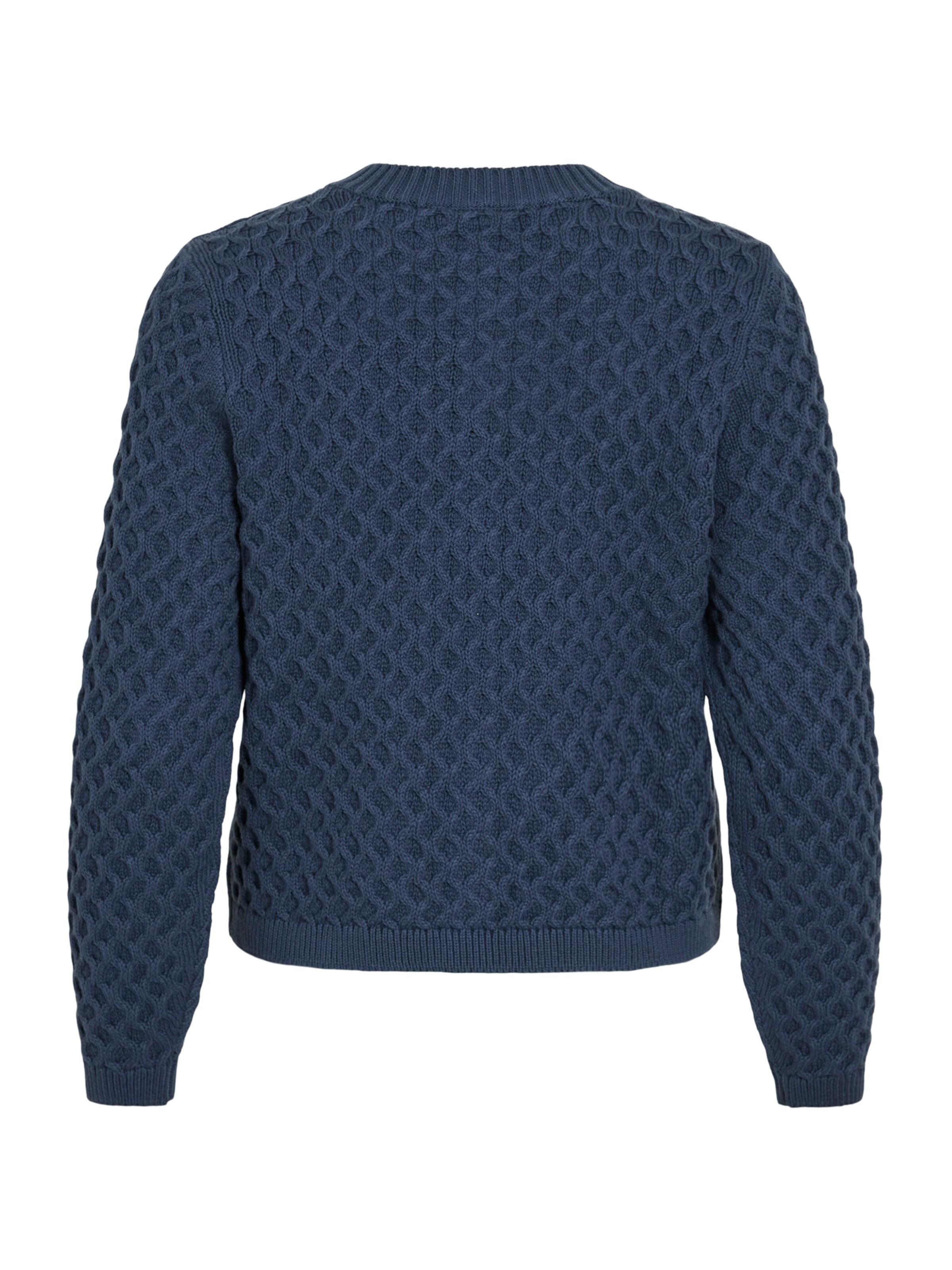 VILA Плетена жилетка 'VIKALI' в синьо