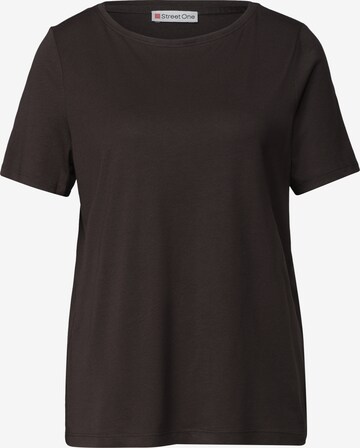 STREET ONE Shirt in Brown: front