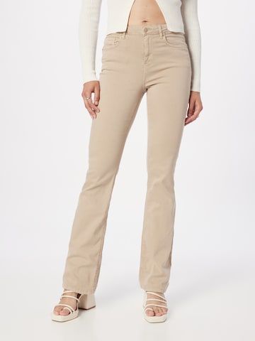 Springfield Flared Pants 'SARGA' in Beige: front