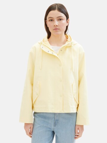 TOM TAILOR DENIM Between-season jacket in Yellow: front