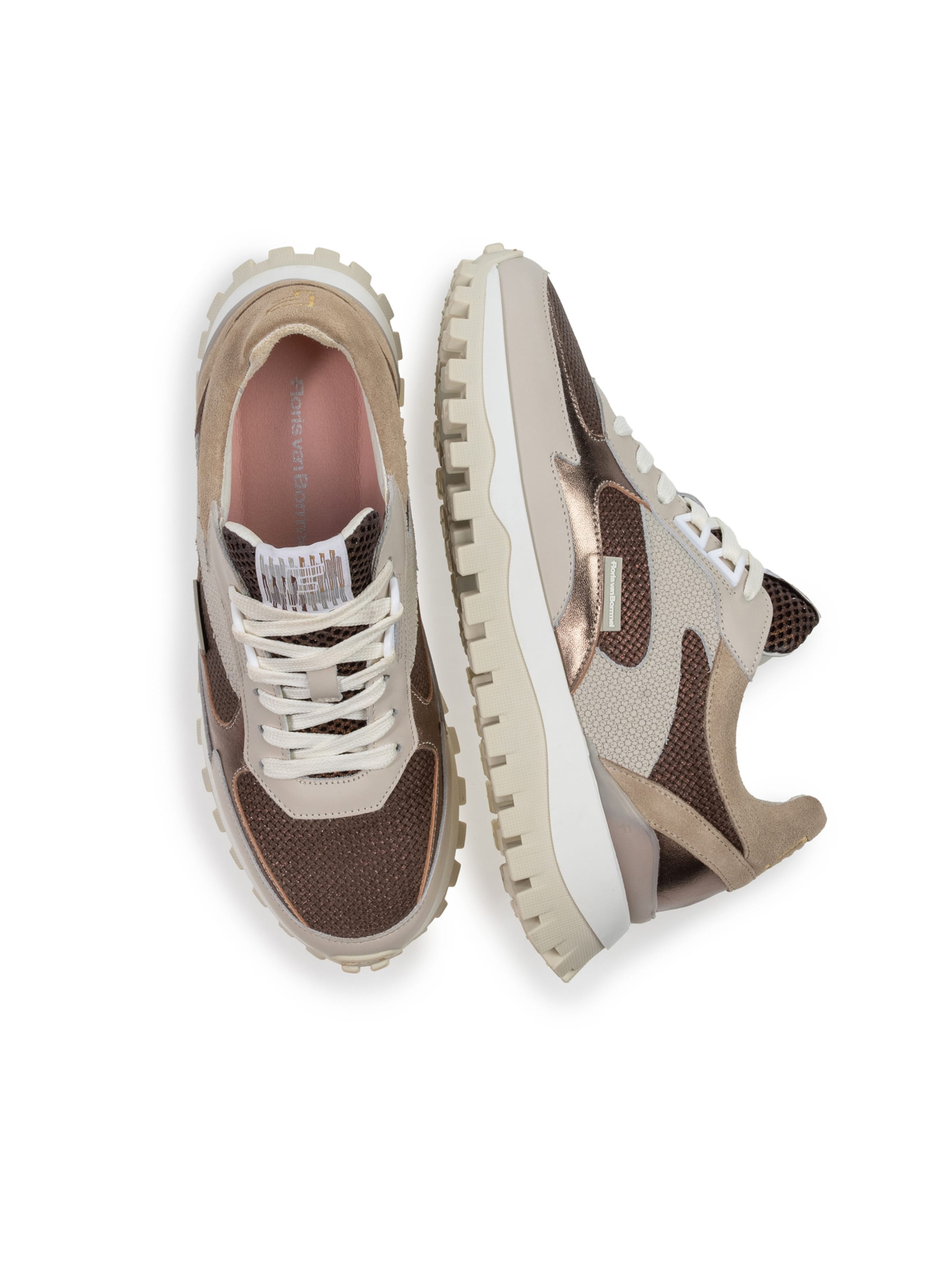 Floris van Bommel Sneakers laag 'Grommi 03' in Bruin