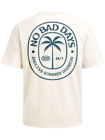 Neverless Shirt 'Summer Division' in Beige