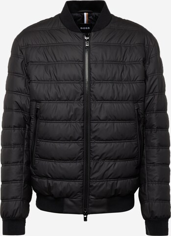 BOSS Between-season jacket 'Caradoc' in Black: front