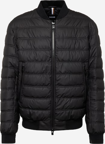 BOSS Black Between-Season Jacket 'Caradoc' in Black: front