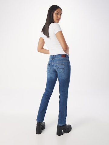 Coupe slim Jean 'Venus' Pepe Jeans en bleu