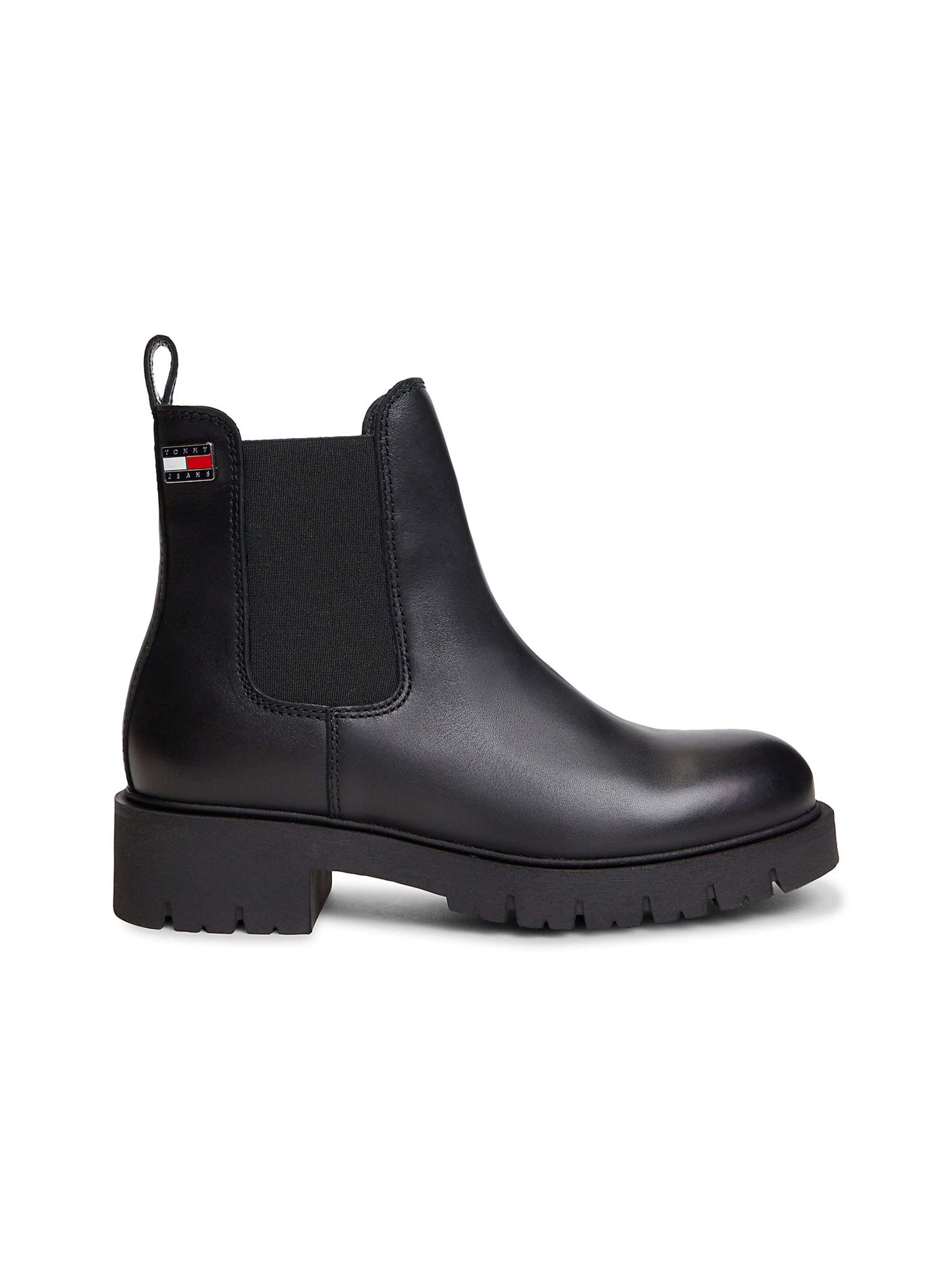 Tommy Jeans Chelsea Boots in Schwarz
