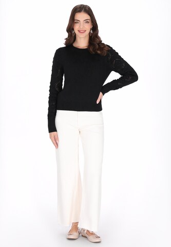 Usha Pullover in Schwarz