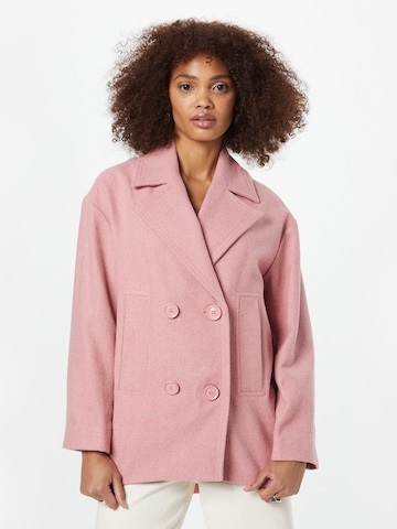 Manteau mi-saison Sisley en rose : devant