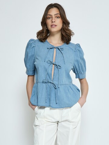 Chemisier 'Felicia' minus en bleu : devant