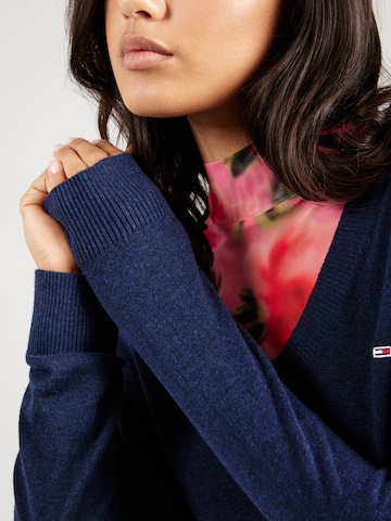 Tommy Jeans Pullover 'ESSENTIAL' in Blau