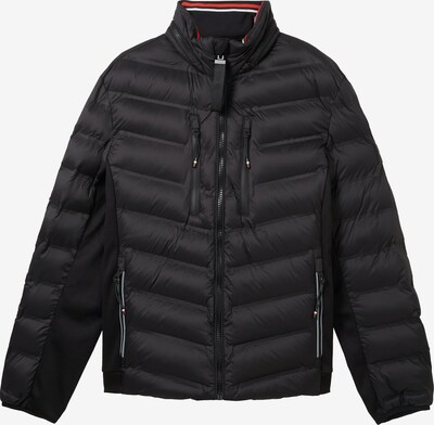 TOM TAILOR Prechodná bunda - svetlosivá / červená / čierna / biela, Produkt