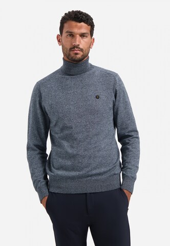 No Excess Sweater in Blue: front