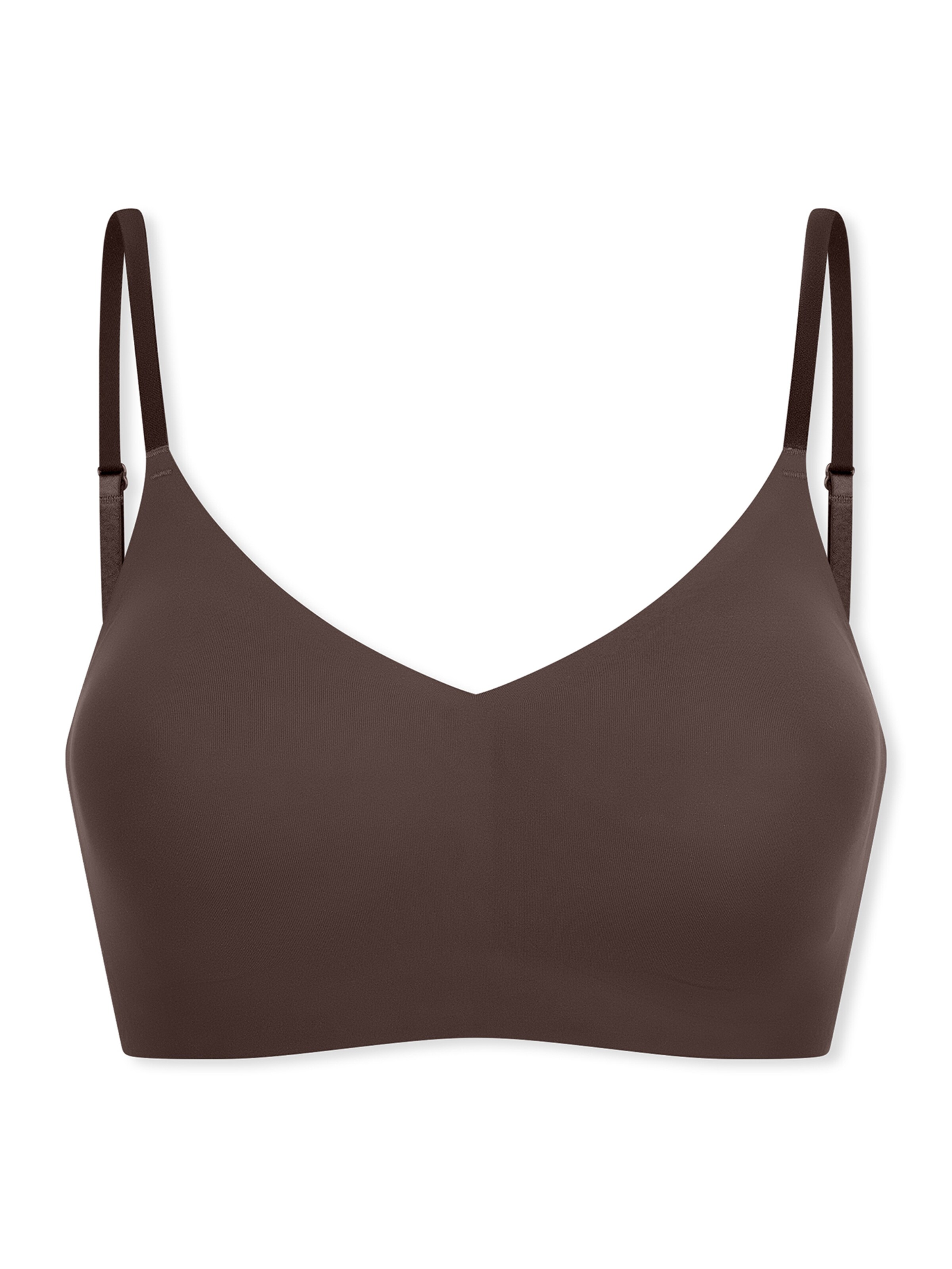 SCHIESSER BH ' Invisible Soft ' in Bruin: voorkant