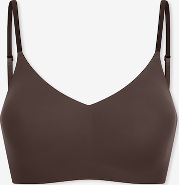 SCHIESSER Bra ' Invisible Soft ' in Brown: front