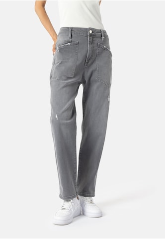 Elias Rumelis Loosefit Jeans 'Sendy' in Grau: Vorderseite