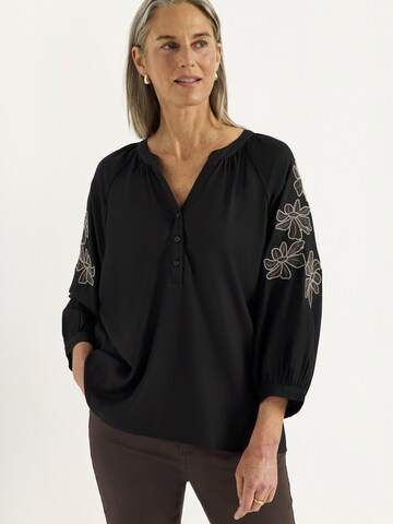 Cellbes of Sweden Blouse in Zwart: voorkant