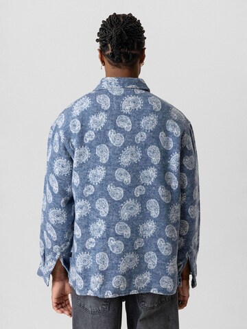 Dandalo Comfort fit Button Up Shirt 'Arthur' in Blue