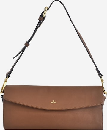 ADAX Crossbody Bag 'Clara' in Brown: front