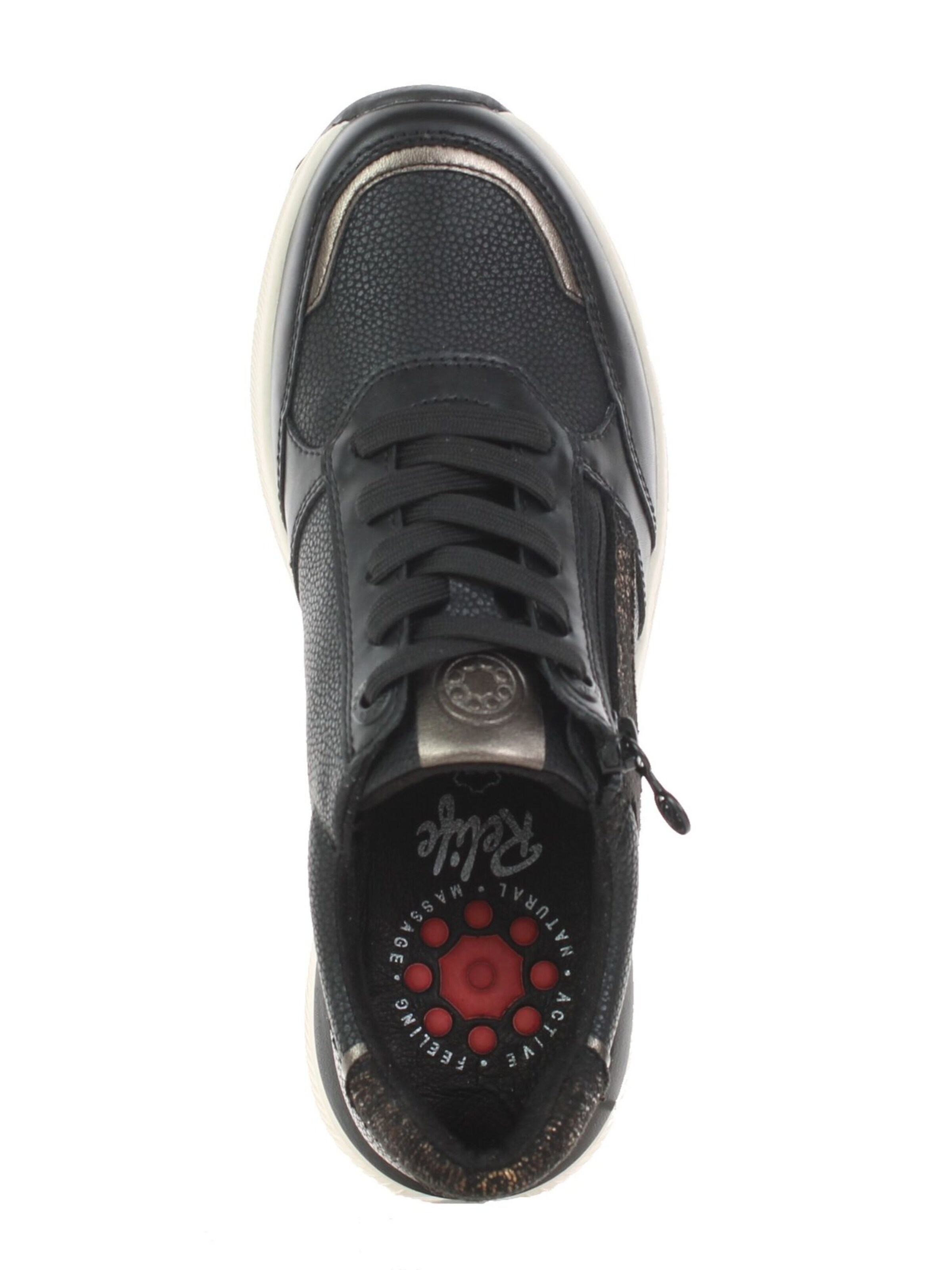 Relife Platform trainers in Black