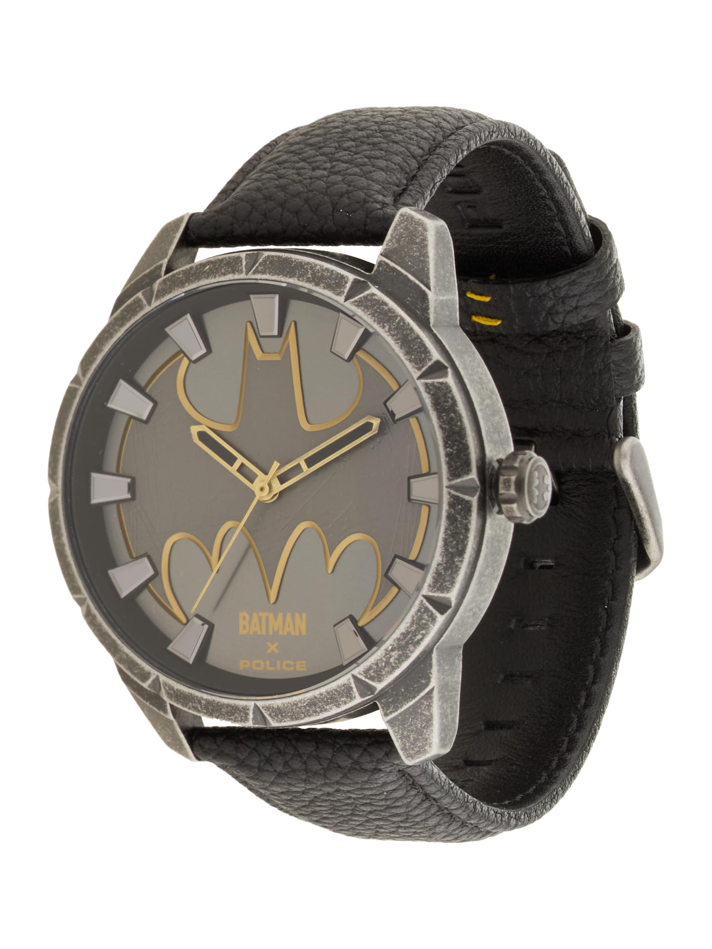 POLICE Analoog horloge 'The Bat' in Grijs: voorkant