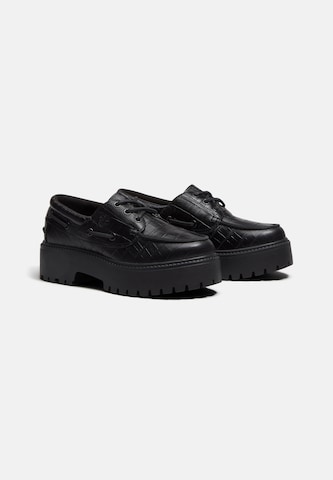melns TIMBERLAND Kurpes ar šņorēm