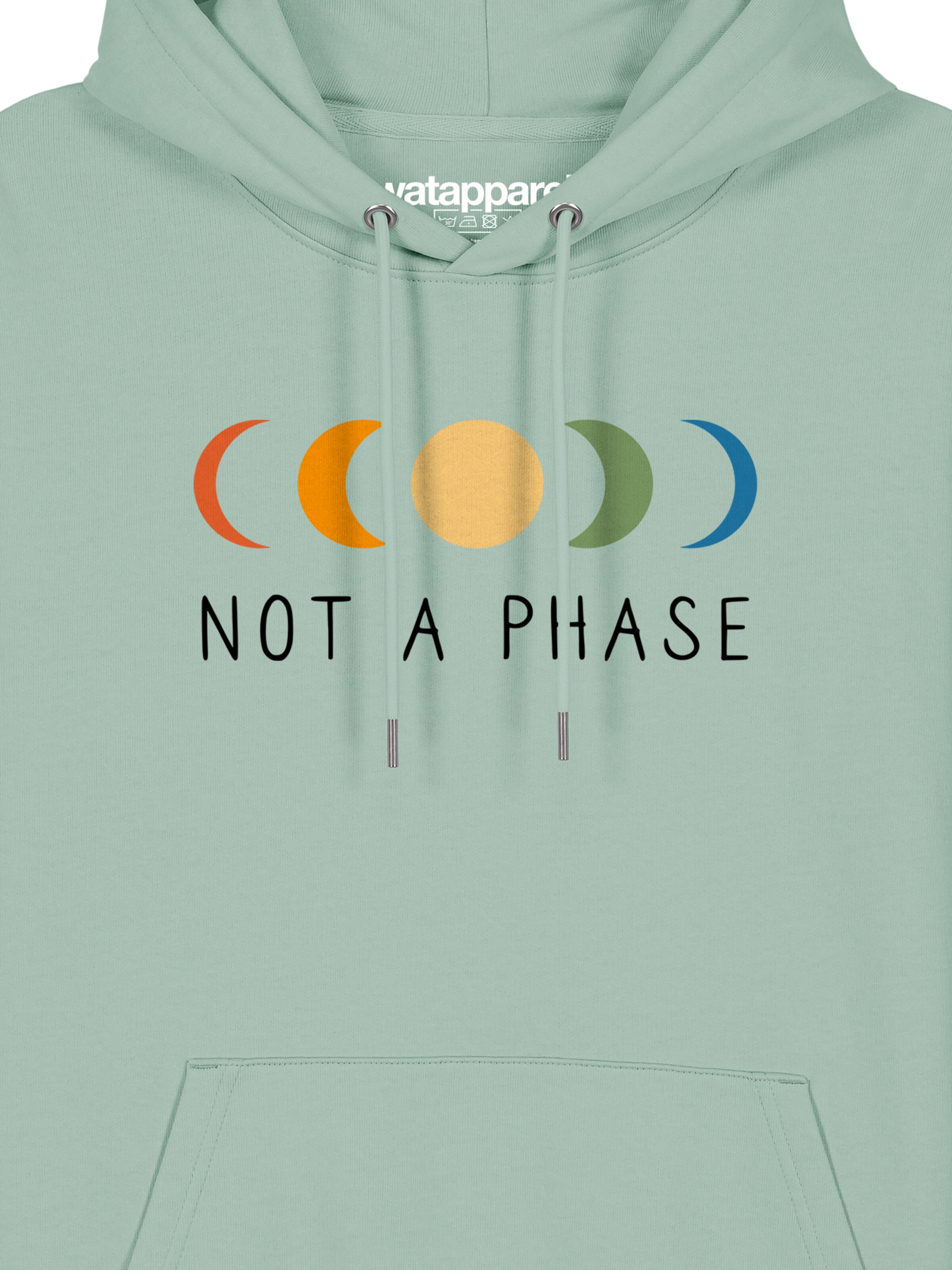 Sweat-shirt 'Not a Phase' Watapparel en vert