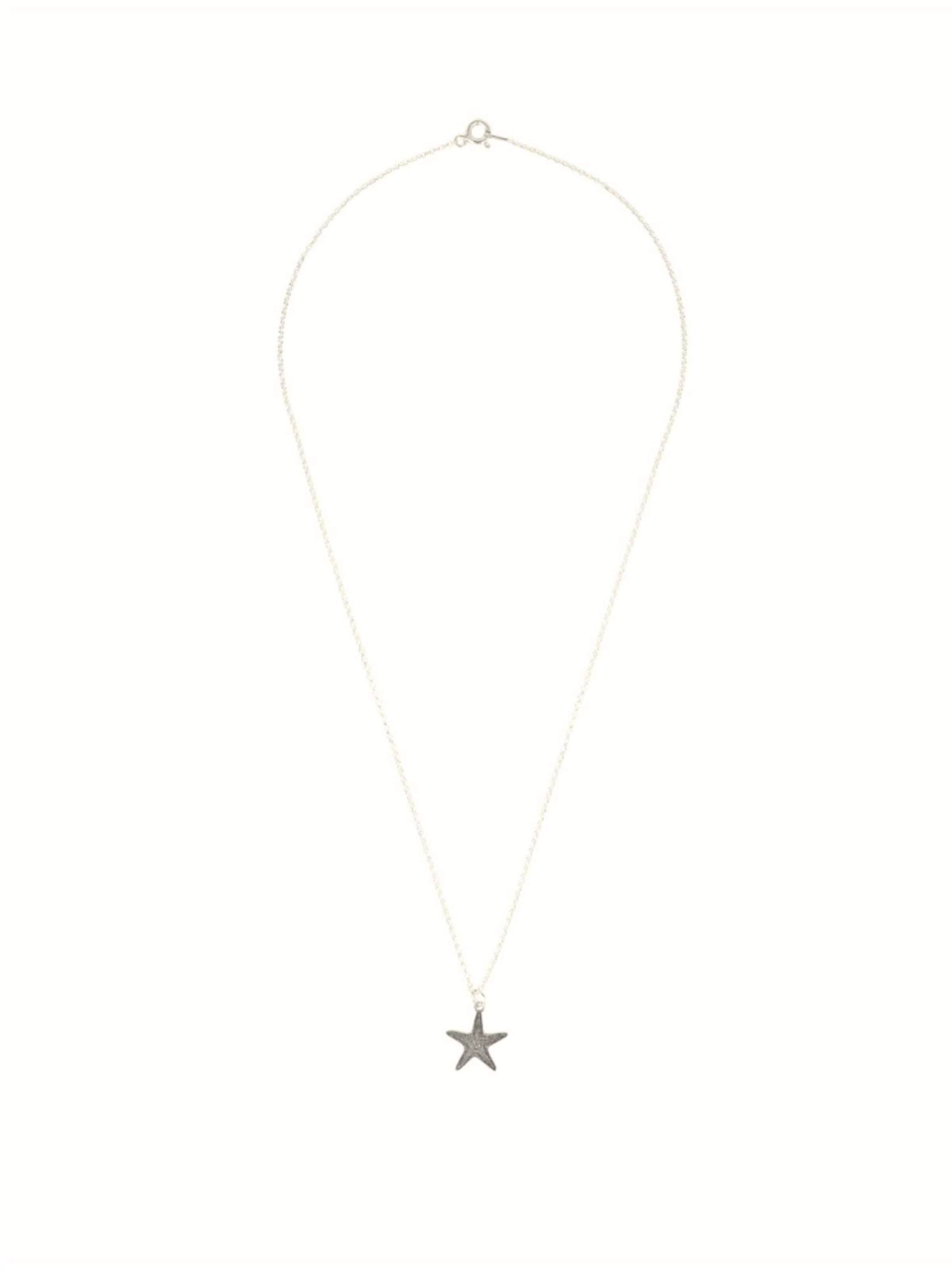 Fräulein Wunder Kette 'Seestern - Sterling Silber'‌‌‌‌‌‌‌ in Silber: Vorderseite