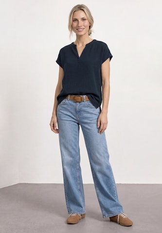 STREET ONE Bluse in Blau