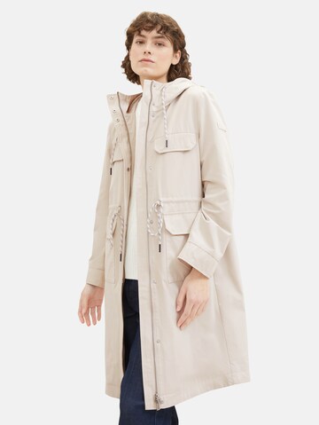 Parka mi-saison TOM TAILOR en blanc