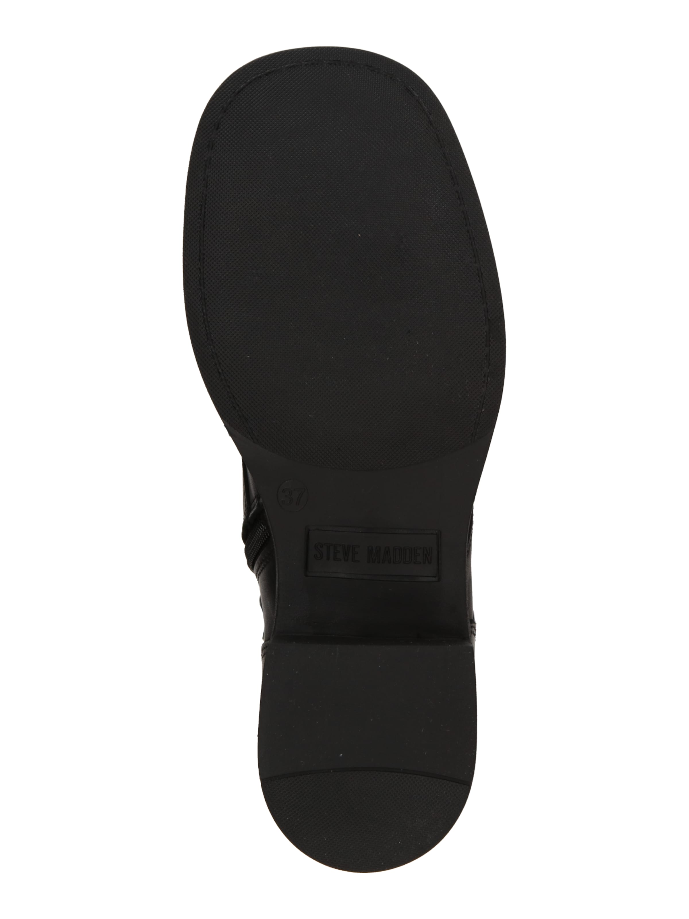 STEVE MADDEN Ботуши с връзки 'Zoey' в черно: долна страна