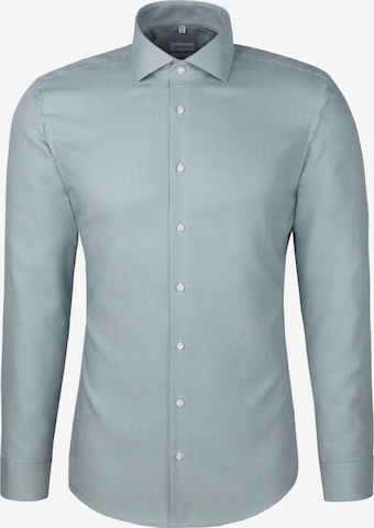 SEIDENSTICKER Businesshemd 'Schwarze Rose' in Grau: Vorderseite