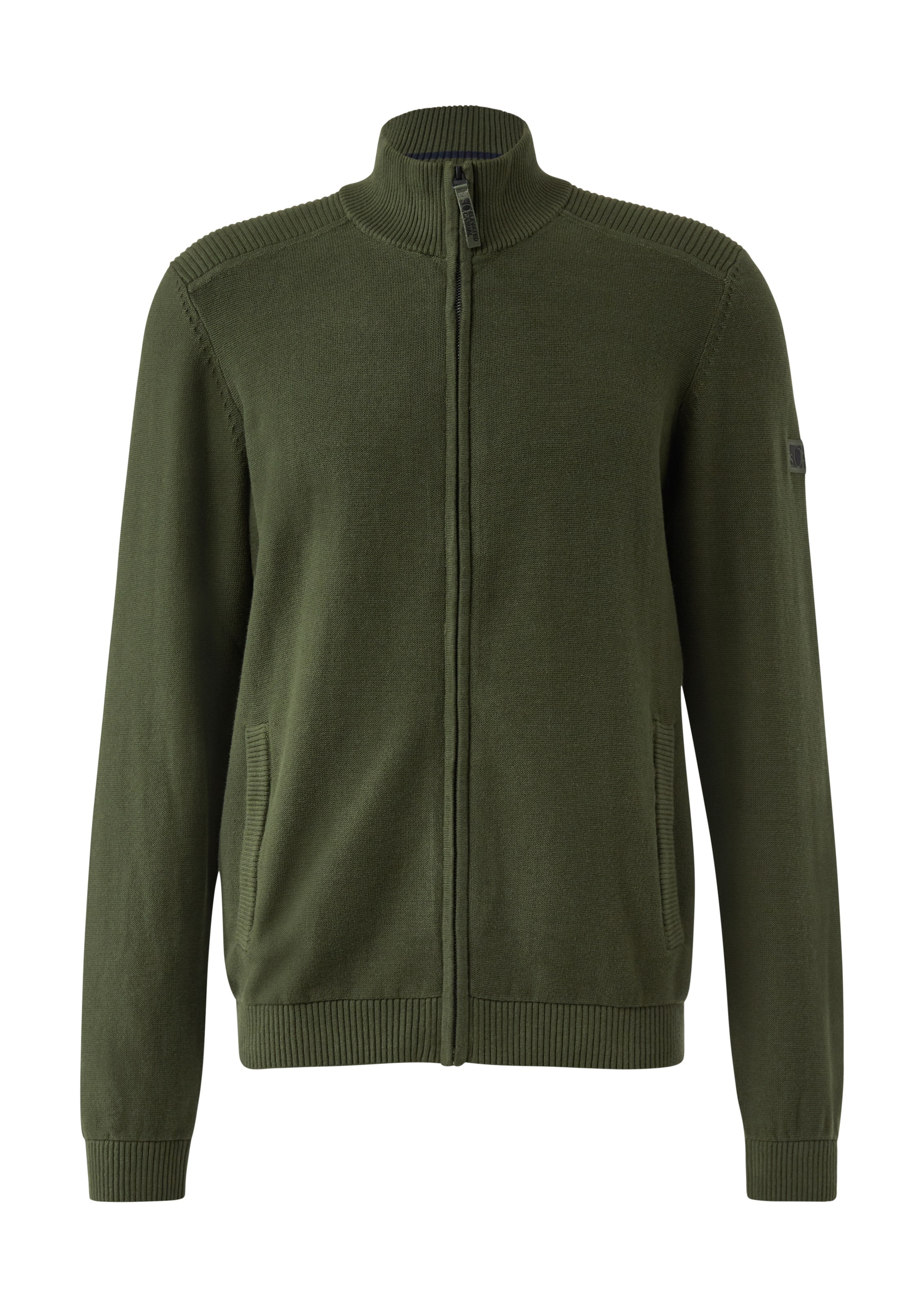 s.Oliver Vestes en maille en olive, Vue avec produit