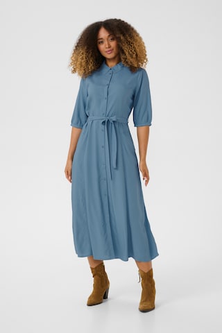 Cream Kleid 'Tiah' in Blau: Vorderseite