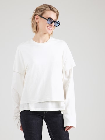 Tricou de la WEEKDAY pe alb: față