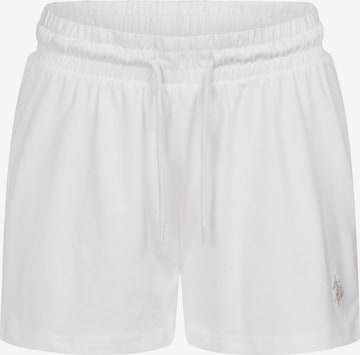 U.S. POLO ASSN. Shorts in Weiß: Vorderseite