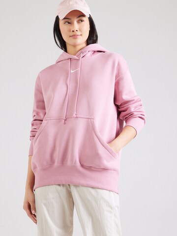 Felpa 'Phoenix Fleece' di Nike Sportswear in rosa: frontale