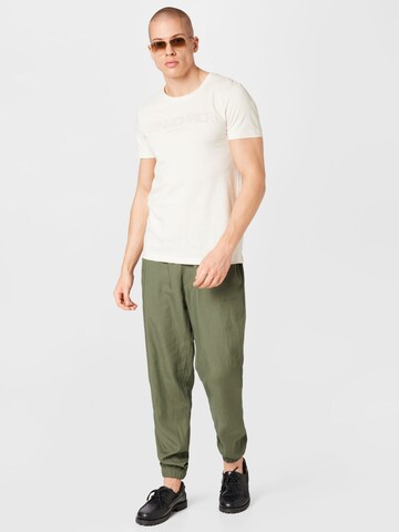 Les Deux جينز واسع سراويل 'Otto' بلون أخضر