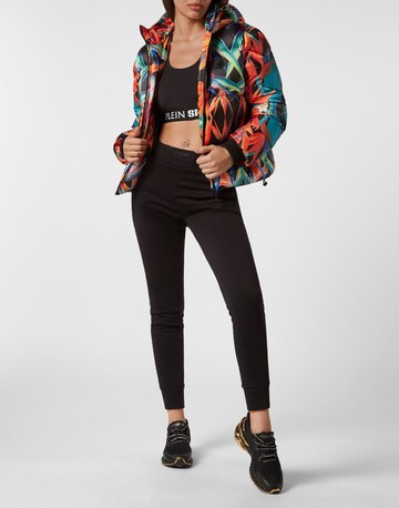 Plein Sport - Chaqueta deportiva 'Flowers' en negro