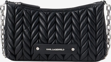 Karl Lagerfeld Schoudertas in Zwart: voorkant