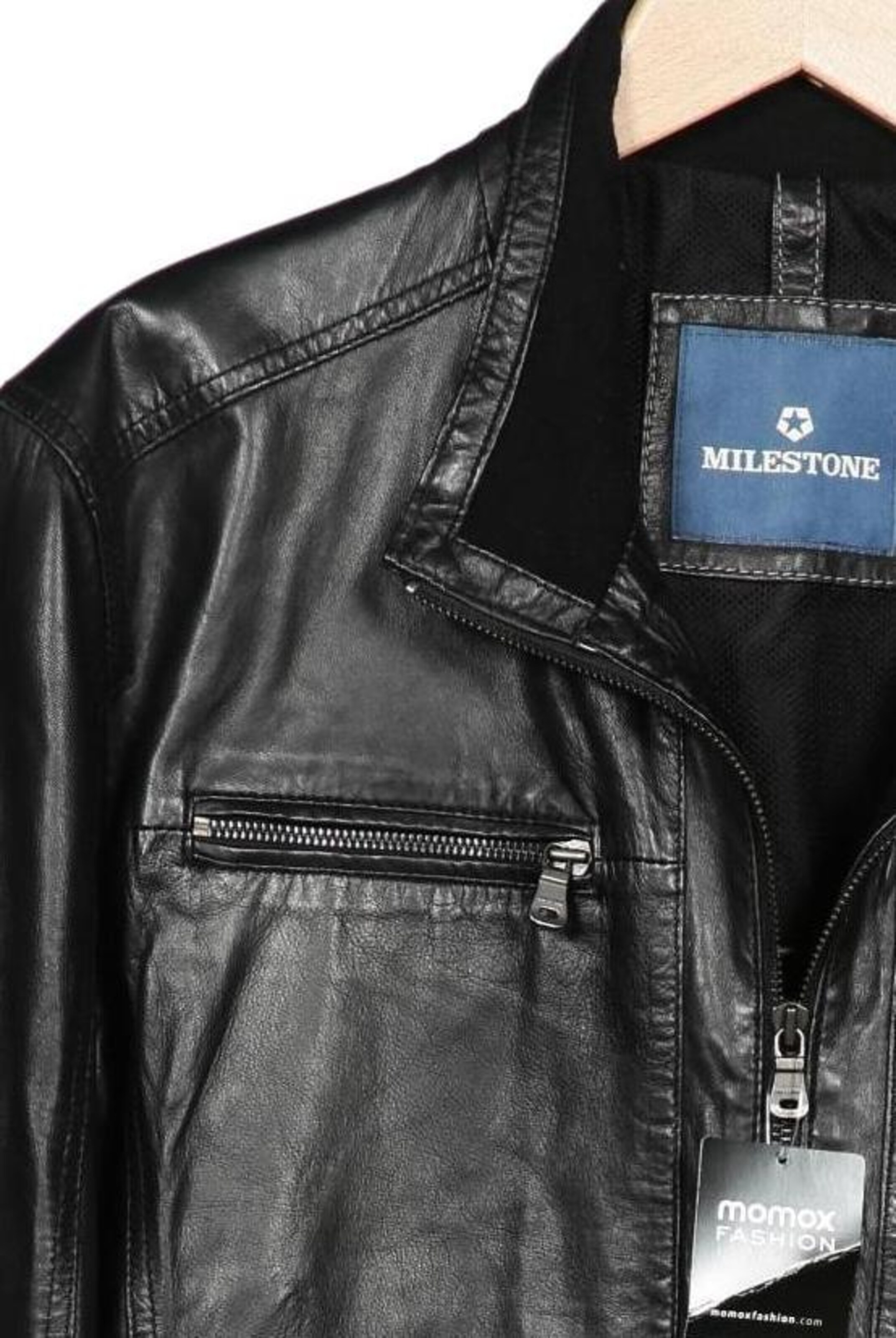 MILESTONE Jacket & Coat in L-XL in Black