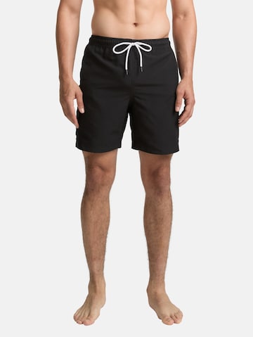 Shorts de bain TOM TAILOR DENIM en noir