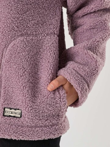 Denim Factory Fleecejakke 'Denver' i lilla