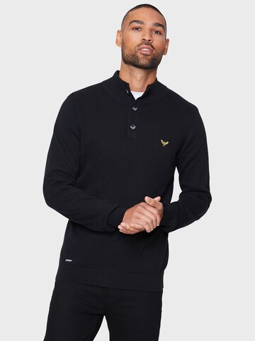 Threadbare Sweater 'Hawke' in Black: front