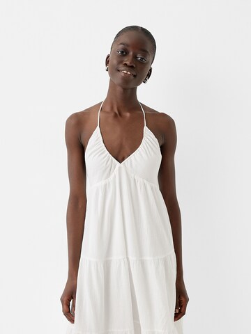 Abito di Bershka in bianco: frontale