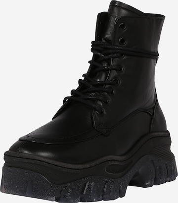 Bottines à lacets 'Jaxstar' BRONX en noir : devant