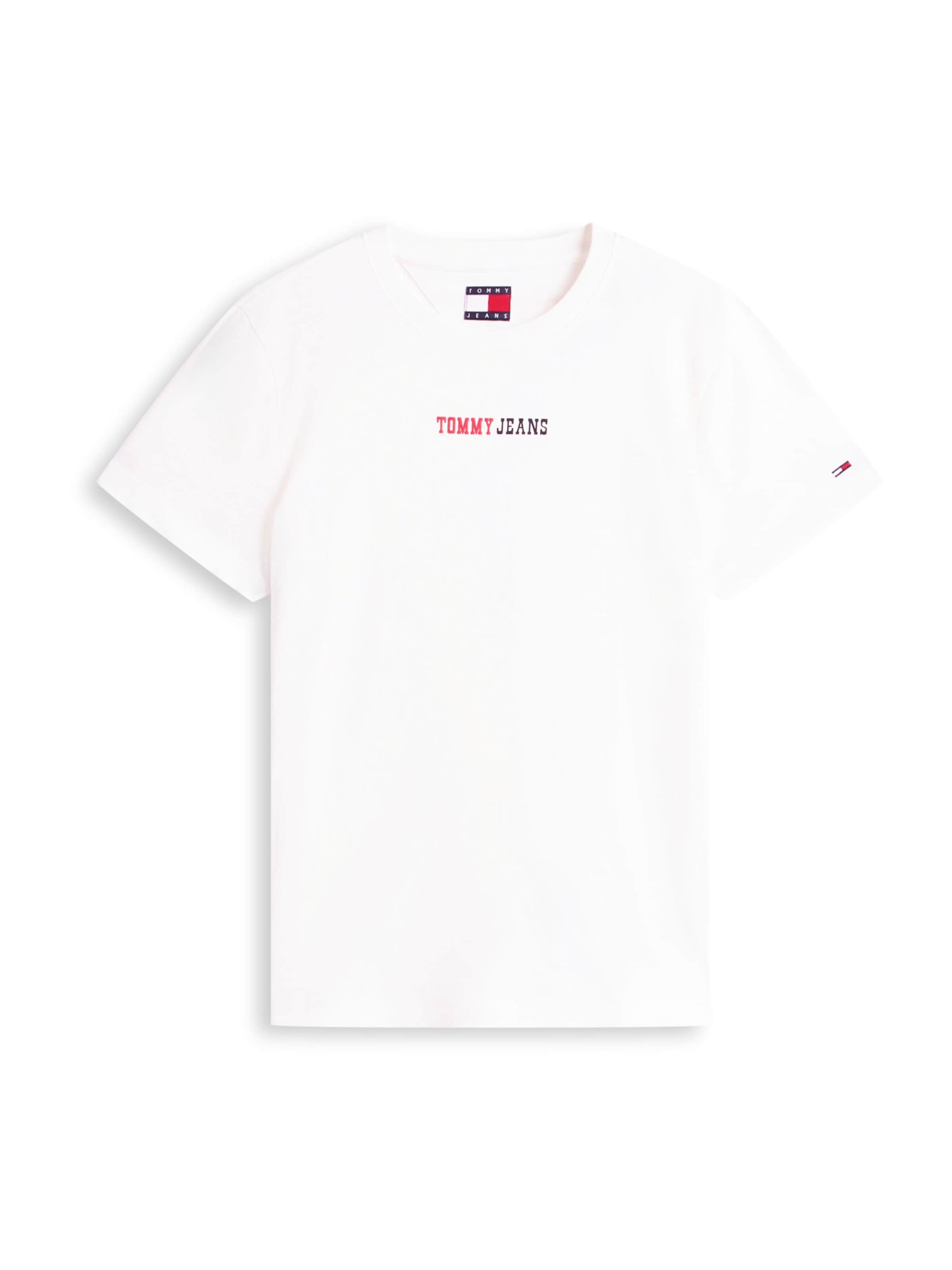 Tommy Jeans Póló 'ESSENTIAL' - fehér: elől